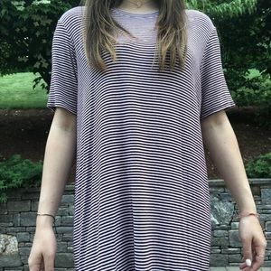 striped mini t-shirt dress!